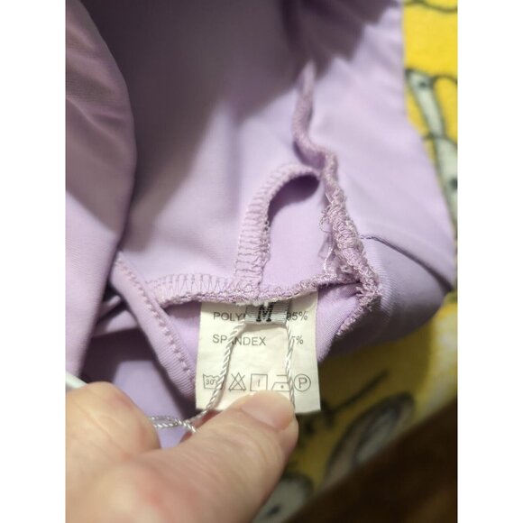 KL Alien Purple Padded Sports Bra Size M Pullover - Picture 4 of 5